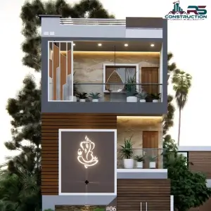 RS Constructions Residential Construction project showing modern architectural framing